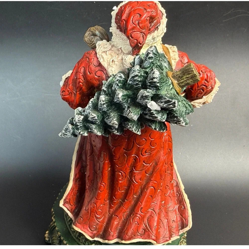 JCPenney Holiday Musical Santa Claus Figurine-Plays Jingle Bells Vintage - Boxed